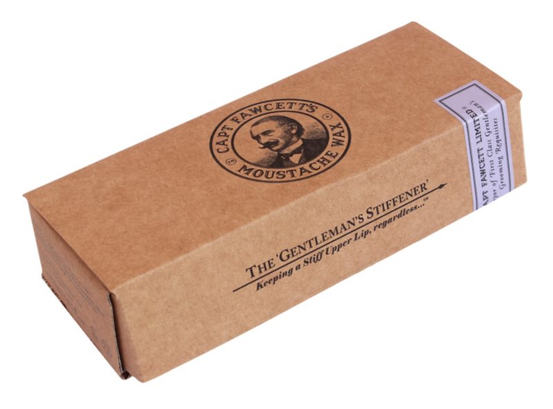 Captain Fawcett Moustache Wax The Gentleman's Stiffener beard wax gift set