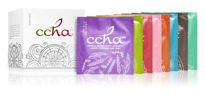 CCHA VOYAGE Variety Pack collection of premium teas 16 teabags