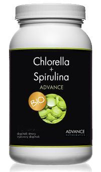 Advance Chlorella + Spirulina BIO 1000 tablets source of vitamins, minerals and other natural substances - mydrxm.com