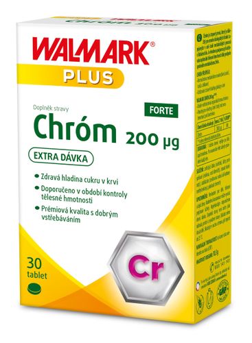 Walmark Chromium FORTE 200 µg 30 tablets