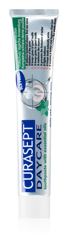 Curasept Daycare Strong Mint toothpaste with essential oils 75 ml