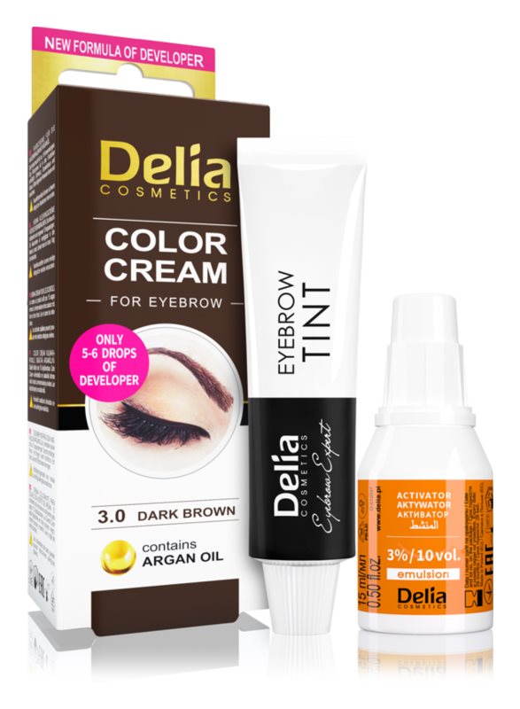 Delia Cosmetics Argan Oil eyebrow color 15 ml