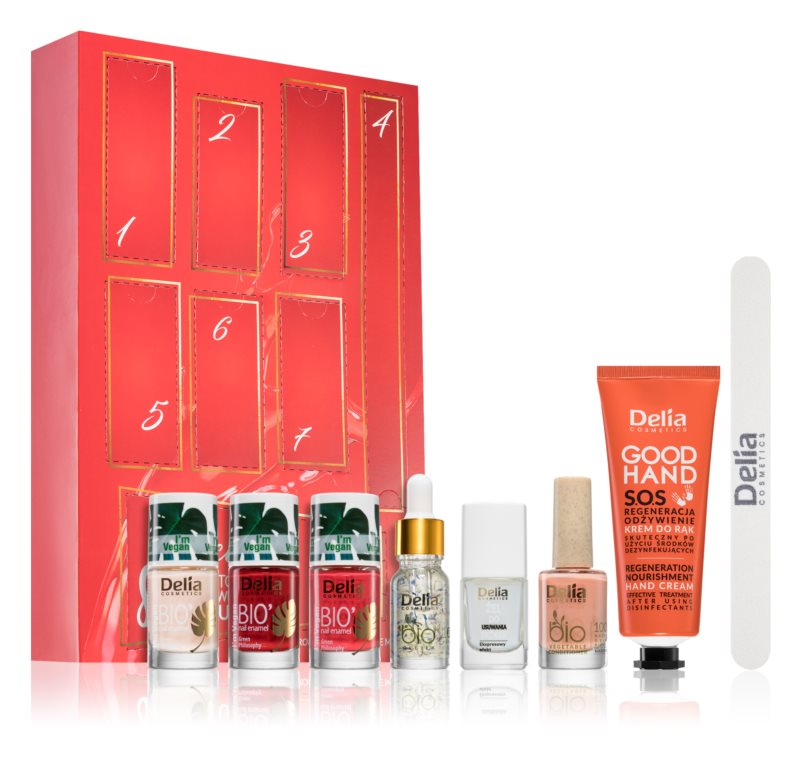 Delia Cosmetics Beauty Nail Set Color advent Calendar