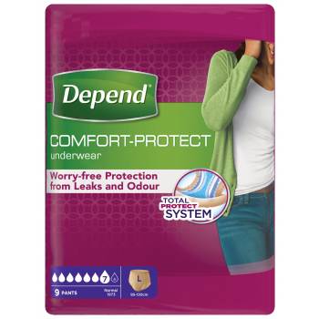 Depend Normal for women L absorbent underwear 9 pcs - mydrxm.com