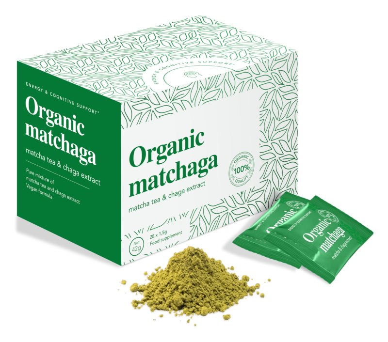 DoktorBio Organic matchaga Matcha tea & Chaga extract 28 bags – My Dr. XM