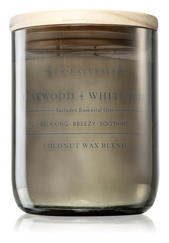 DW Home Naturals Teakwood & White Sage scented candle 501 g
