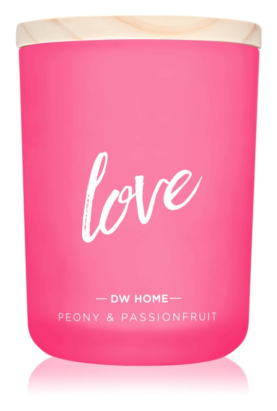 DW Home Zen Love Peony & Passionfruit scented candle 213 g