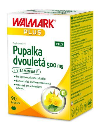 Walmark PLUS Evening primrose 500 mg with vitamin E 90 capsules