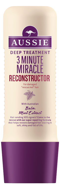 Aussie Hair Mask 3 Minute Miracle Reconstructor Deep Treatment 250ml