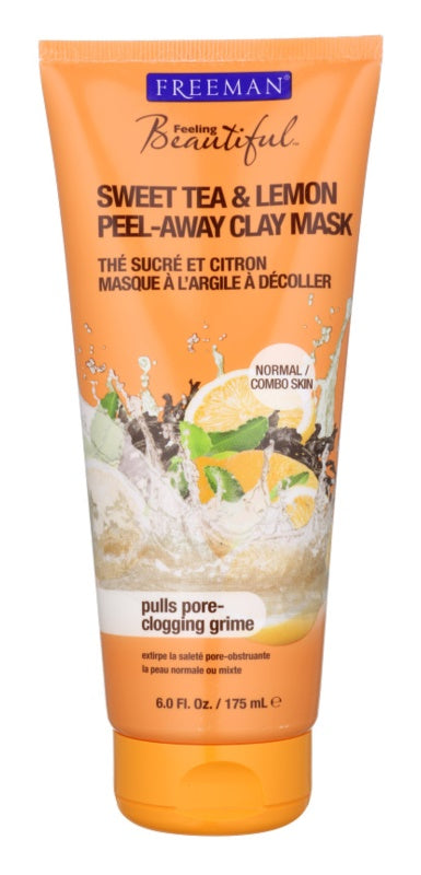 Freeman Feeling Beautiful Sweet Tea & Lemon Peel Away Clay Mask 175 ml