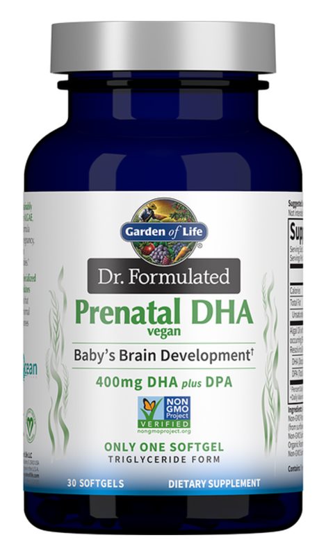 Garden of Life Dr. Formulated Prenatal DHA Vegan 30 softgels