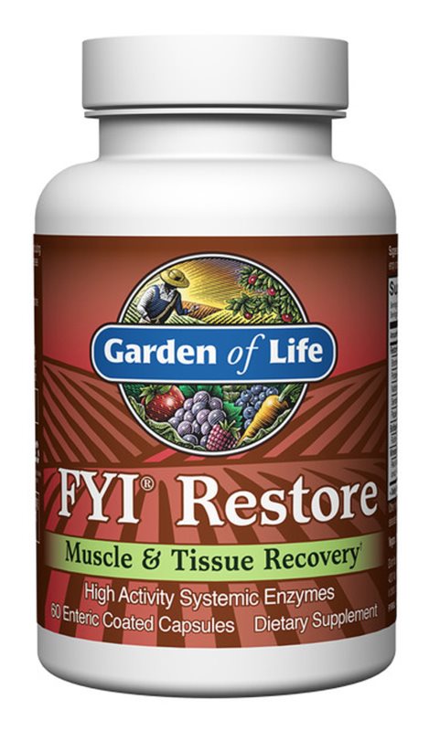 Garden of Life FYI Restore Muscle & Tissue Recovery 60 Capsules