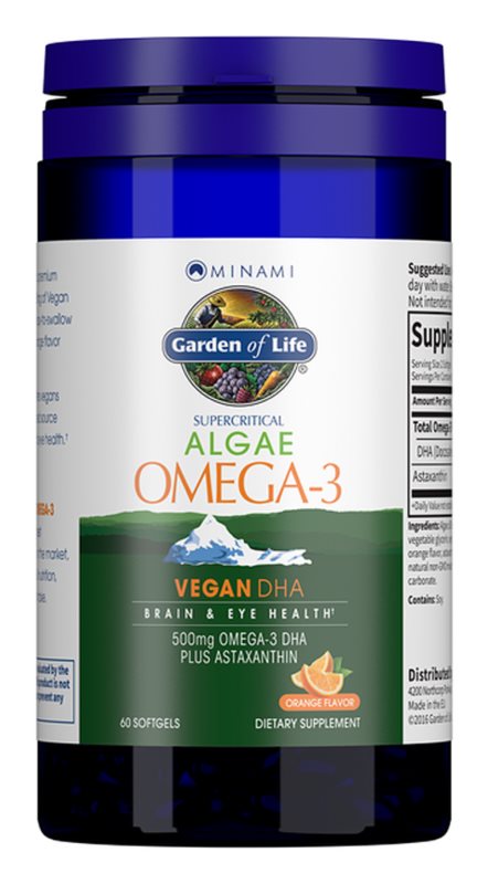Garden of Life Minami Nutrition Omega 3 Vegan DHA 60 softgels