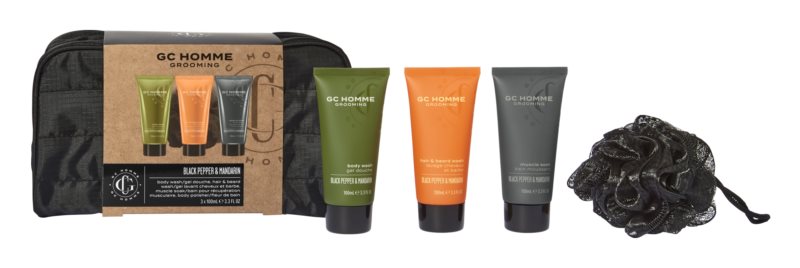 Grace Cole GC Homme Black Pepper & Mandarin (bath) gift set for men