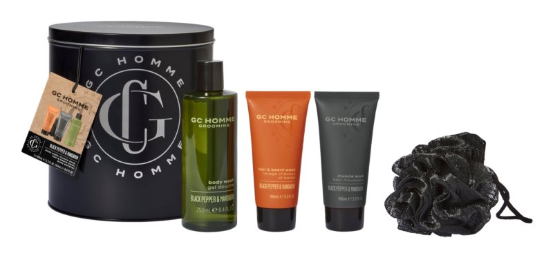 Grace Cole GC Homme Black Pepper & Mandarin gift set (for body and hair) for men