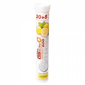 GS Extra C 500 lemon 20 + 5 effervescent tablets - mydrxm.com