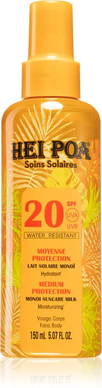 Hei Poa Monoi Suncare protective sunscreen lotion SPF 20 - 150 ml
