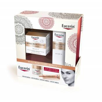 Eucerin Hyaluron-Filler + Elasticity Day Cream + Eye Cream Gift Set - mydrxm.com