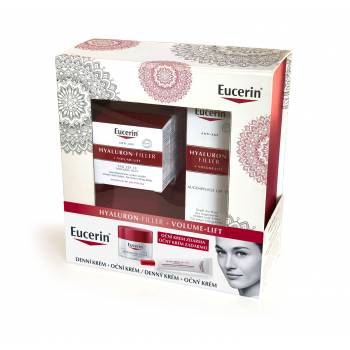 Eucerin Hyaluron-Filler + Volume-Lift Day Cream For Dry Skin + Eye Cream Gift Set - mydrxm.com