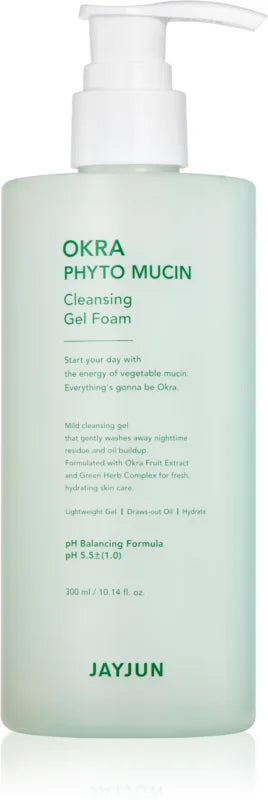Jayjun Okra Phyto Mucin Cleansing Gel Foam 300 ml