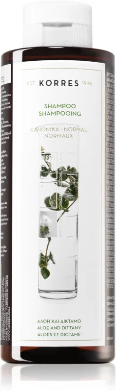 Korres Aloe & Dittany Shampoo for normal hair 250 ml