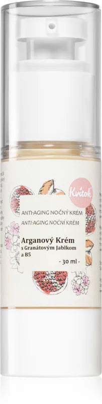 Kvitok Argan cream with pomegranate Night cream 30 ml