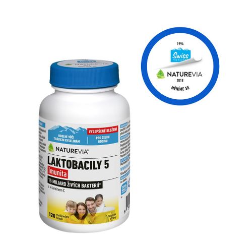 Swiss NatureVia Lactobacilli 5 Immunity 120 capsules