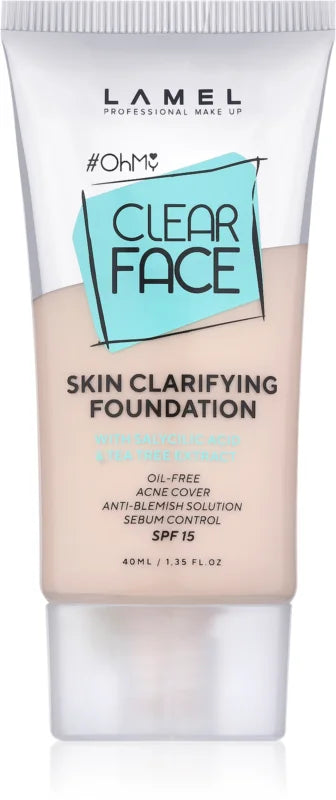 LAMEL OhMy Clear Face liquid make-up 40 ml
