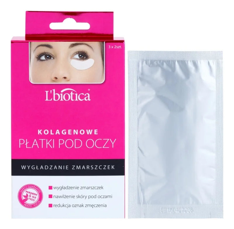 L'biotica eye collagen mask 6 pcs