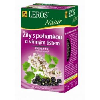Leros NATURE Veins with buckwheat and wine leaf tea bags 20 x 2 g - mydrxm.com