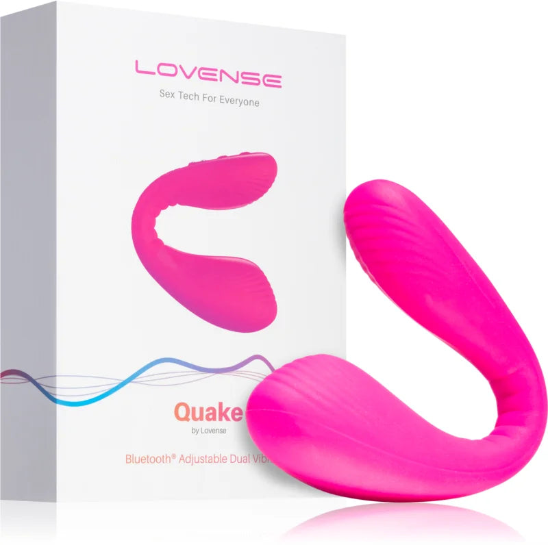 LOVENSE Dolce Quake Adjustable Dual vibrator Pink 10 3 cm