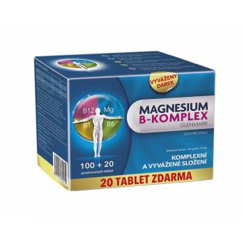 Glenmark Magnesium B-Complex 100 tablets + 20 FREE - mydrxm.com