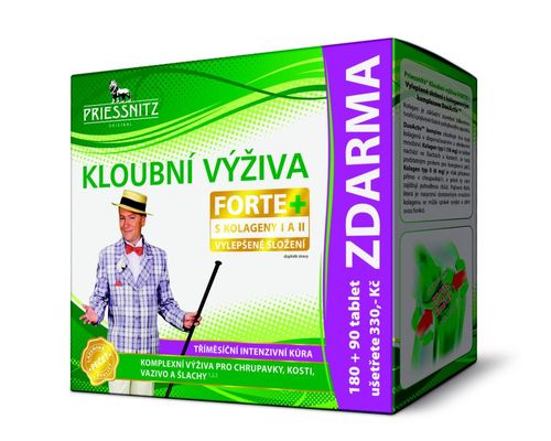 Priessnitz Articular nutrition Forte + collagens 180 + 90 tablets