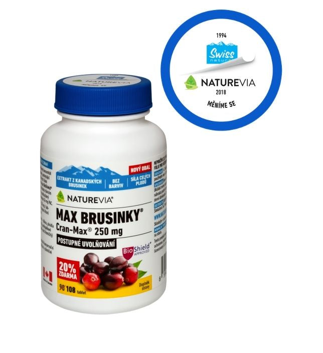 Swiss NatureVia Max Cran-Max Cranberries 90 + 18 tablets - mydrxm.com