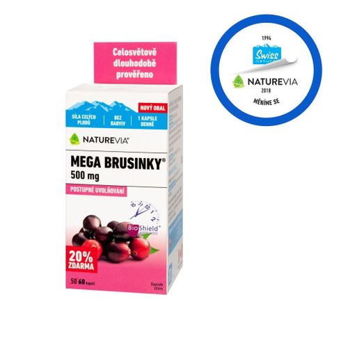 Swiss NatureVia Mega cranberries 60 capsules