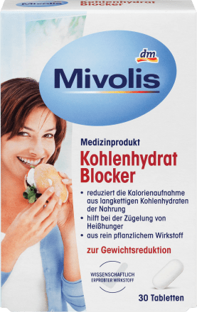 Mivolis carbohydrate blocker, 30 pcs