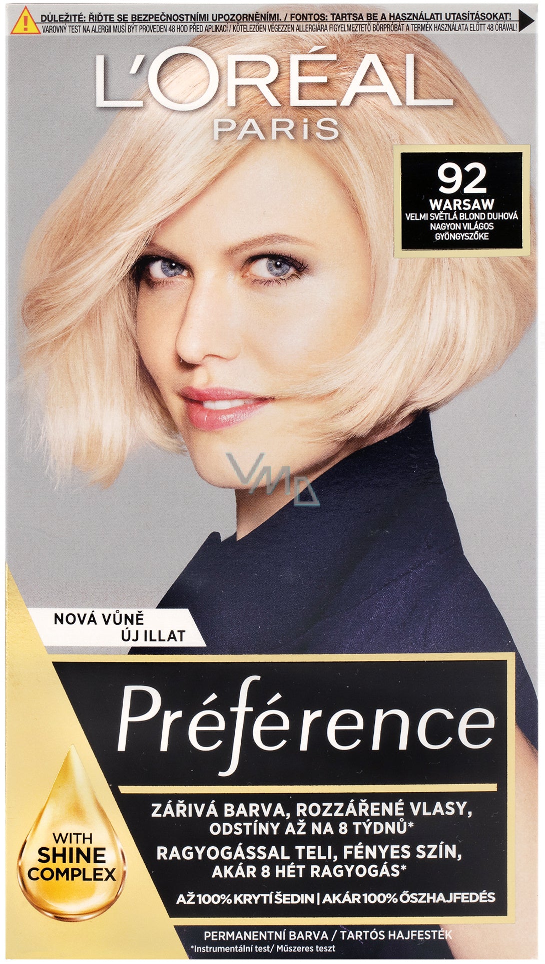 L'Oréal Paris Récital Préférence Very light blonde rainbow 92