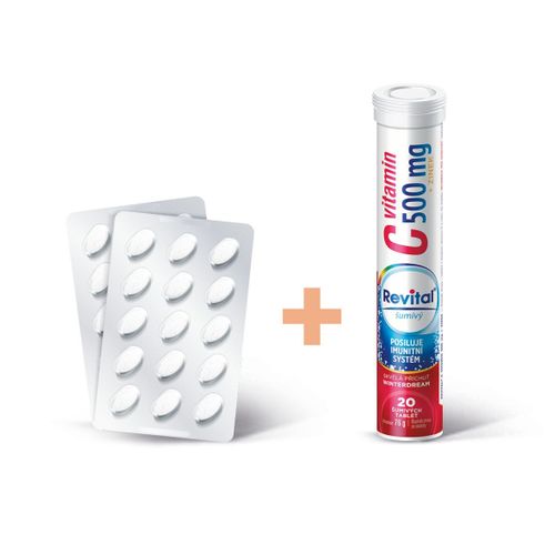 Revital Vitamin C + Zinc 30 tablets + 20 effervescent tablets