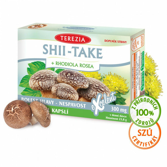 100% Organic Shii-Take & Rhodiola Rosea Natural vitamins BIO 60 capsules - mydrxm.com