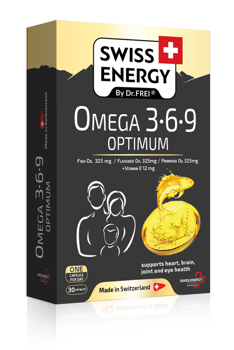 Swiss Energy Omega-3-6-9 Optimum 30 capsules – My Dr. XM