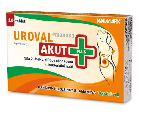Uroval Manosa AKUT Plus 10 tablets