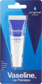 Vaseline original lip balm, 10 g