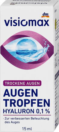 Visiomax Eye drops with 0.1% hyaluronic acid