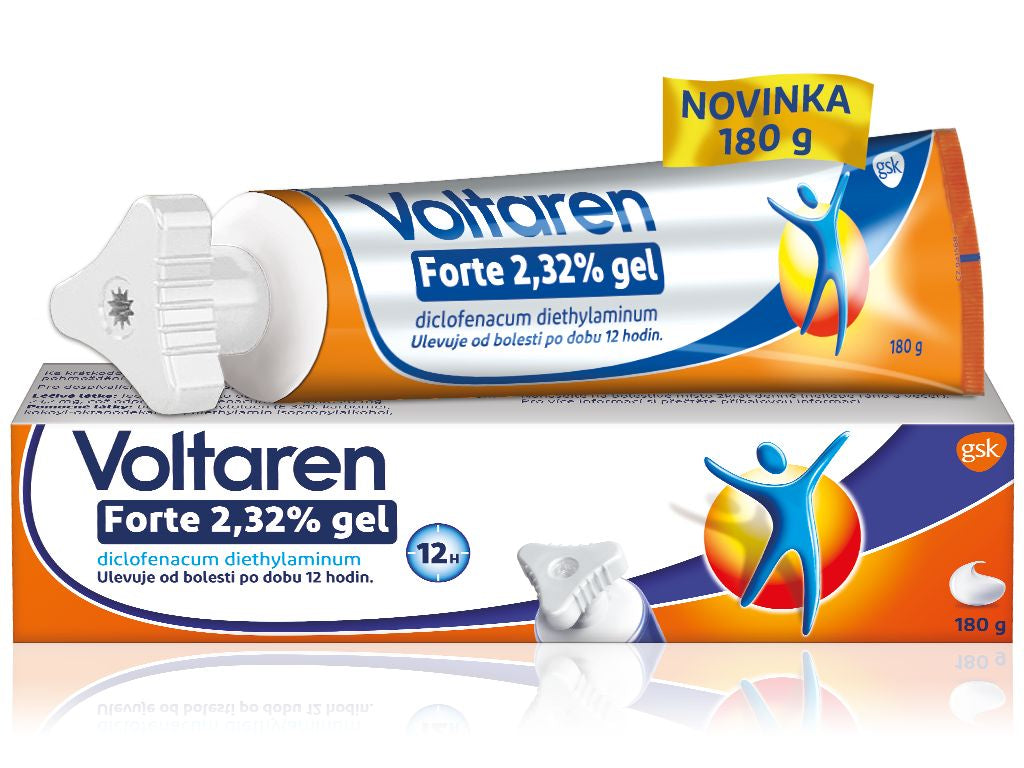 Voltaren Forte 2.32% gel 180 g - mydrxm.com