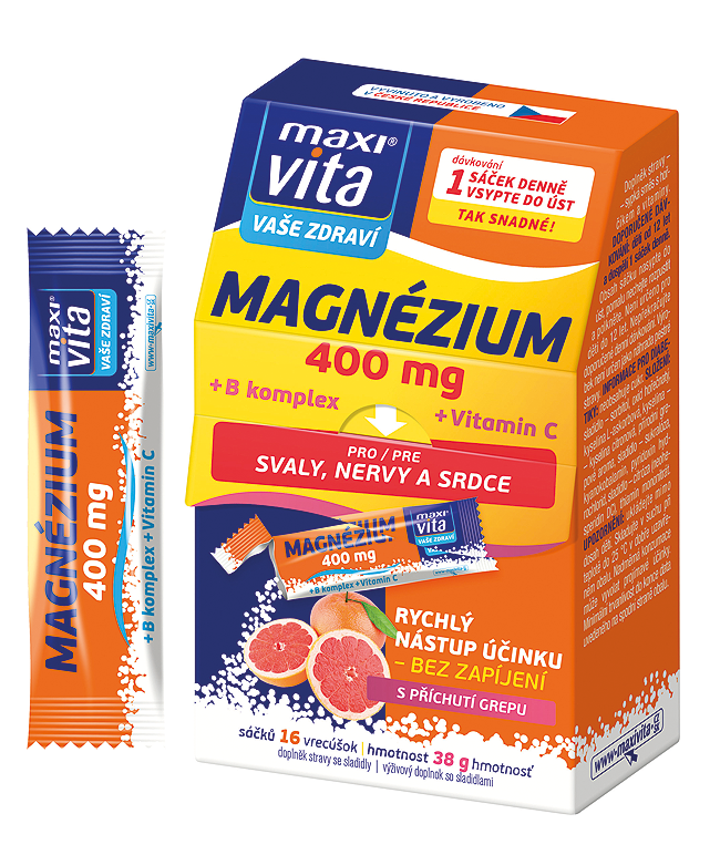 Maxivita Magnesium 400 mg, 16 sachets