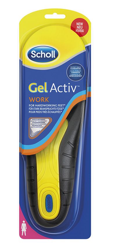 Scholl Work shoe insoles gel for women 1 pair - mydrxm.com