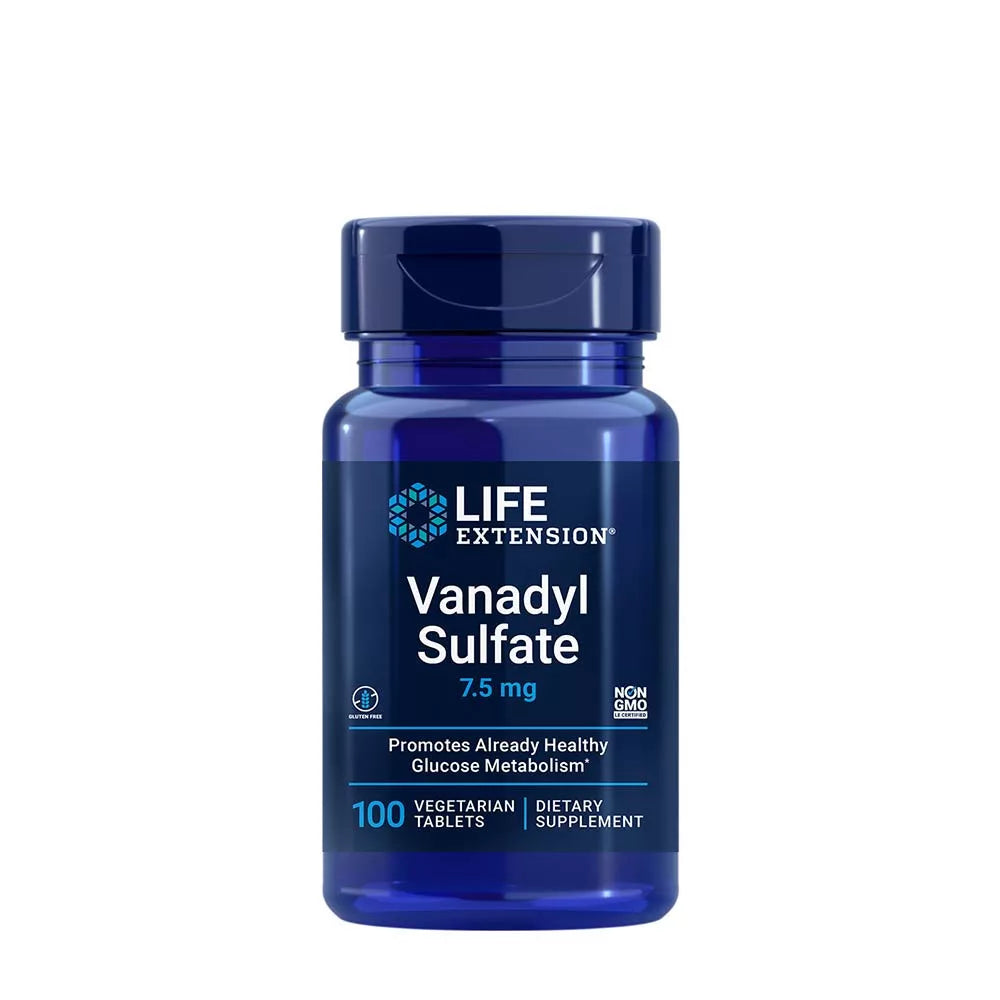 LIFE EXTENSION VANADYL SULFATE 7.5 MG (100 TABLETS)