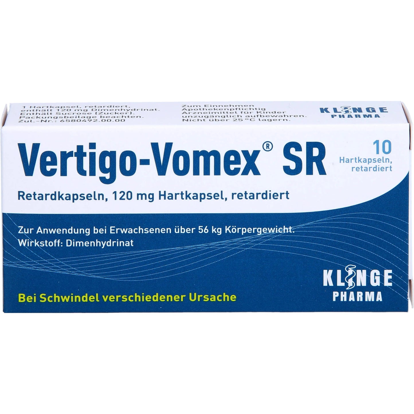 Vertigo-Vomex SR delayed-release, 10 capsules
