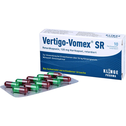 Vertigo-Vomex SR delayed-release, 10 capsules