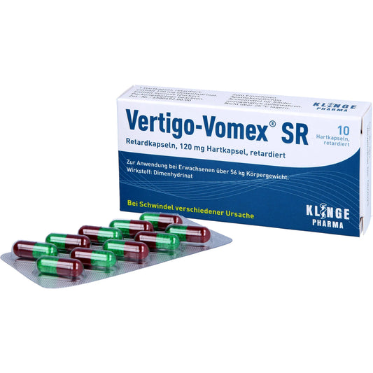 Vertigo-Vomex SR delayed-release, 10 capsules